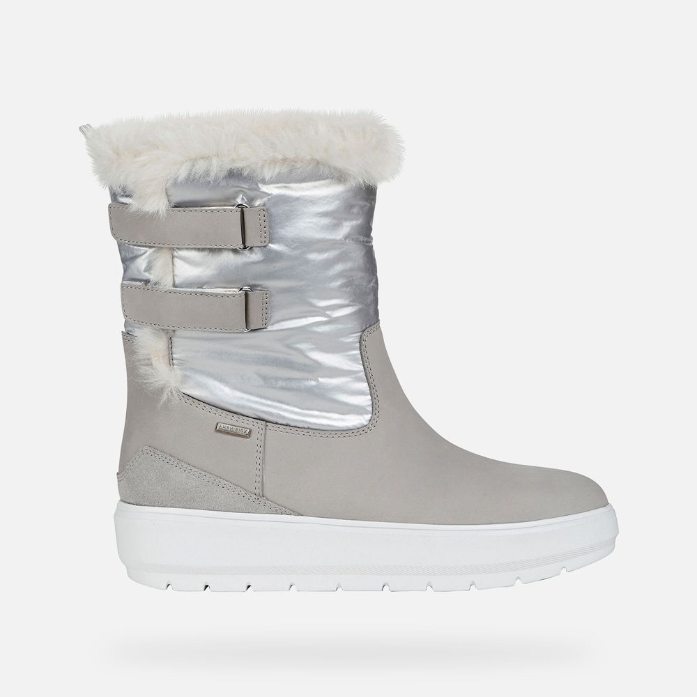 Geox Bayan Bot Gri/Gümüş - Kaula Abx - BJS-836471